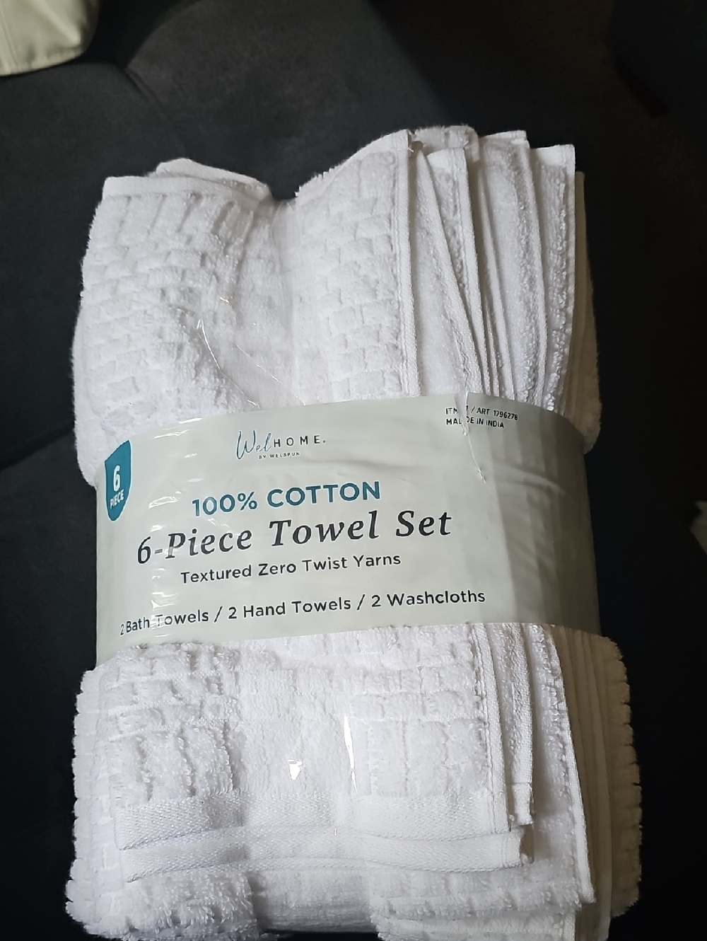 Target White 6-Piece Cotton Towel Set